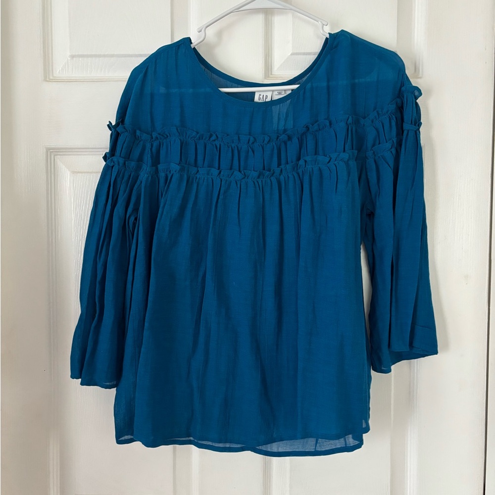 GAP Women's Blue Top